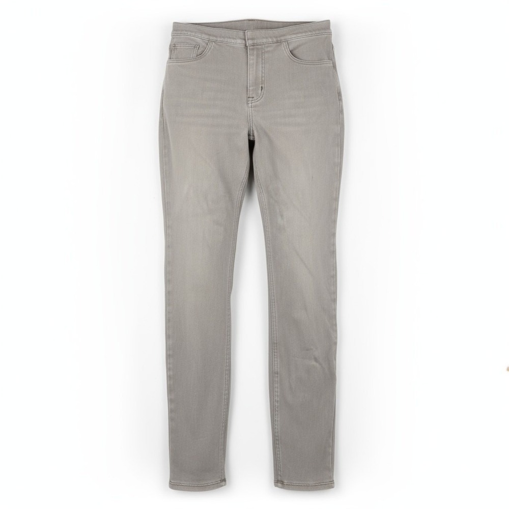 Spanx Ankle Jean-ish Leggings Medium Gray Pull On Slimming Jeggings Casual - Picture 3 of 8